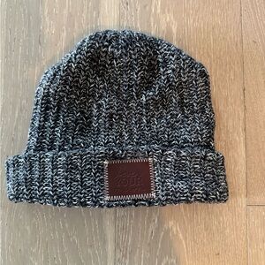 Love your melon cuffed beanie mens size medium black white